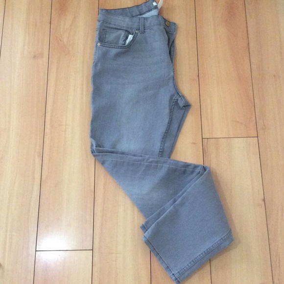 H&M gray denim stretch jeans - Picture 1 of 2